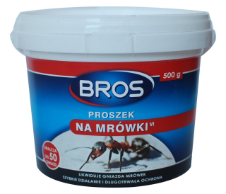 Bros mravca prášok eliminuje 500 g zásuviek.