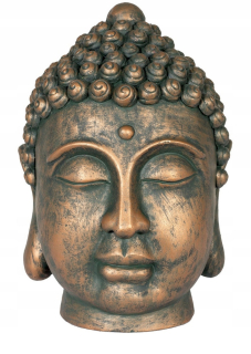 Buddha M - Figurine Head Resin, dekorácia sochárstva