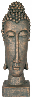 Buddha štíhly - Figurine Head Resin, sochárska dekorácia