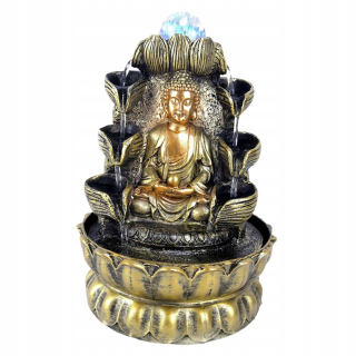 Stolová fontána Buddha dekorácia