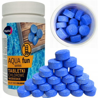 Bazénová chémia - Chlór Blue Bazén Voda 1 kg tablety pre bazén 20 g