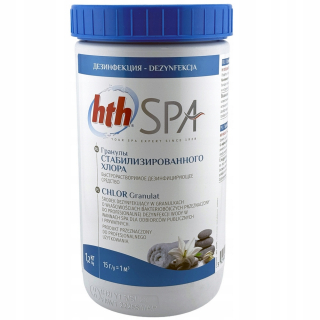 Bazénová chémia - CHLÓR NA BAZÉNOVÉ GRANULÁTY pre vírivky Jacuzzi SPA HTH 1,2kg
