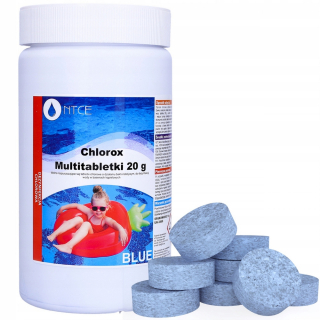 Bazénová chémia - Chlór pre biliardové tablety viac 10in1 20 g 1 kg modrá