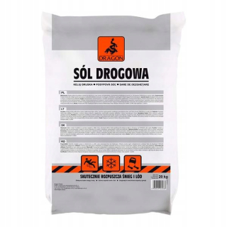 Cestná soľ - Chlorid sodný 20 kg cestná soľ