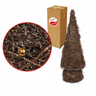 Vianočný strom bronz malý umelý prírodný vzhľad 39 cm
