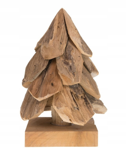 3D VIANOČNÝ STROMČEK DREVENÝ 21 CM
