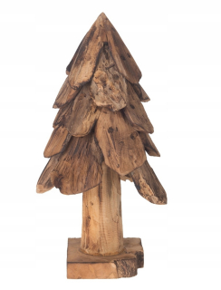 3D drevený vianočný stromček 40 cm