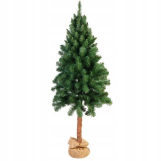 VIANOČNÝ STROMČEK NA STUM UMELÝ POĽSKÝ DECEMBER ZELENÁ DEKORÁCIA