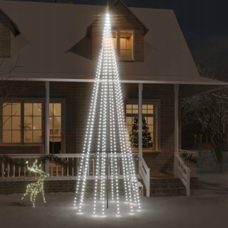 Vonku vianočný stromček, 732 Cold White LED, 500
