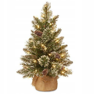 Snehový vianočný stromček umelý zelený dekoratívny 50 cm