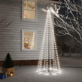 Kužeľový vianočný stromček, 310 Cold White LED, 100x300