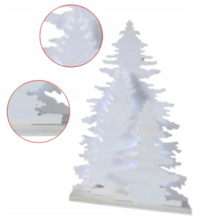 UMELÉ 15 LED OSVETLENIE 3D VIANOČNÝ STROMČEK