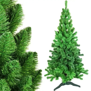 UMELÝ VIANOČNÝ STROMČEK 180 CM HRUBÝ ZELENÝ