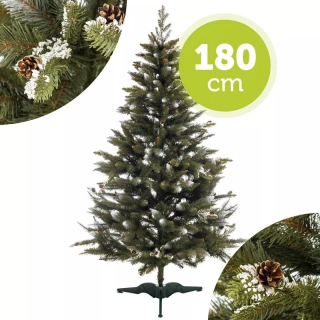 Umelý vianočný stromček 180 cm zasnežený smrek