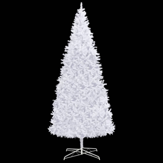Umelý vianočný stromček 3670 Pobočky biele 400 cm + stojan