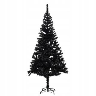 Umelý vianočný stromček 564 Čierne vetvičky 180 cm + stojan