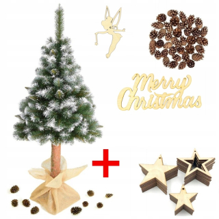 Diamond Artificial Christmas Tree na borovicovom kufri 180 cm