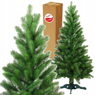 UMELÝ ZELENÝ GUMOVÝ VIANOČNÝ STROMČEK 180 CM