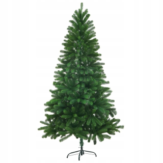 UMELÝ VIANOČNÝ STROMČEK + LED LAMPY 180 cm ZELENÁ