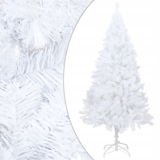 Umelý vianočný stromček + LED diódy biele 150 cm hrubé