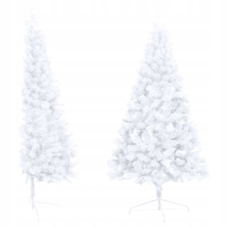 Umelý vianočný strom vedený bielym bielym 180 cm + stojan
