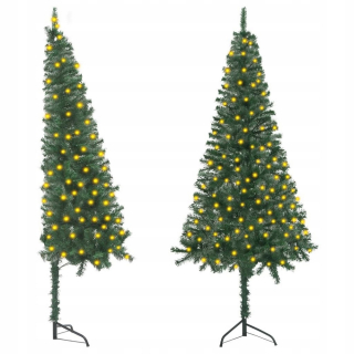 ZELENÝ Umelý vianočný stromček LED LAMPY 180 cm