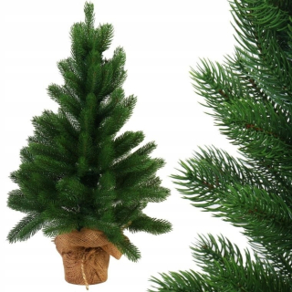 PODKLAD NA VIANOČNÝ STROMČEK V JUTOVEJ VRECI