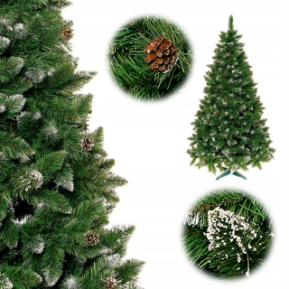 Umelý vianočný stromček diamantová borovica 220 cm