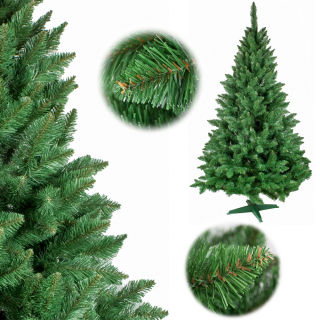 Umelý vianočný stromček prírodný borovicový stojan 220 cm