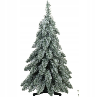Umelý vianočný stromček borovica zelená biela 90 cm