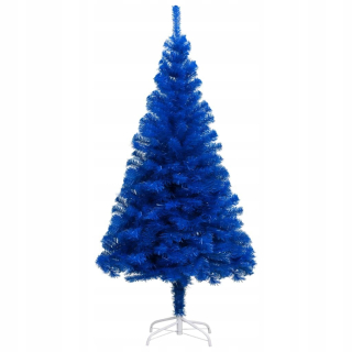 Umelý vianočný stromček + modrý stojan 120 cm