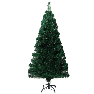 Zelený umelý vianočný stromček 120 cm sklenené vlákno