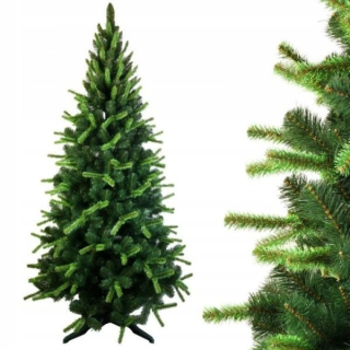 Umelý vianočný stromček zelený ako skutočný hustotný 220 cm