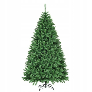 Umelý vianočný stromček smrek 228 cm s kovovou základňou