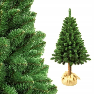 Vianočný stromček zelená borovica na kufri 180 cm Śnpd