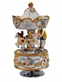Nádherná karusel Konik Music Box Pastel pre chlapca