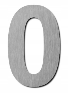 ČÍSLA DO DOMKU ARIAL 30cm "0" NEREZ