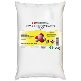 Repelent proti hmyzu - Čistá kyselina boritá pri prášku 25 kg