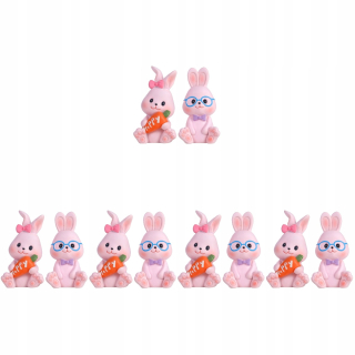 Dekorácia na zdobenie cesta Králika False Bunny 10 ks