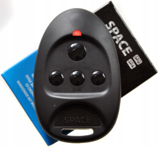 Diaľkové ovládanie na bránu - Prišiel Space SP4 Red LED Gate Pilot pre garážové dvere + batéria
