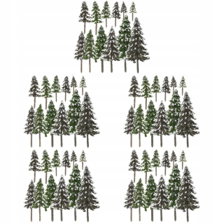 Dekorácia do záhrady - Cedar Table Pánkbox umelé stromy rekvizity 60 ks