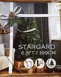 Vianočný strom Stargard 199 cm kužele a Rowan NOVINKA