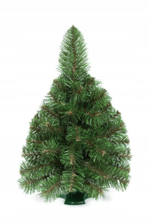 Umelý vianočný stromček malá dekoratívna zelená 50 cm prémiu