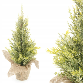 Vianočný stromček malý cypress s trblietkami 49 cm