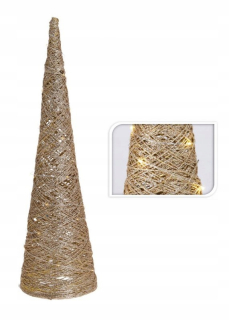 Vianočný stromček zlata 30 viedol 60 cm