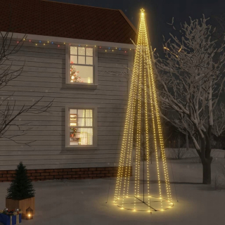 Kužeľový vianočný stromček, 1134 Warm White LED, 230x8