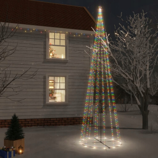 Kužeľový vianočný stromček 1134 farebné LED diódy 230x800