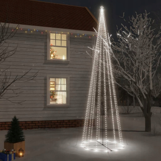 Kužeľový vianočný stromček, 1134 Cold White LED, 230x80