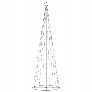 Kužeľový vianočný stromček, 752 LED žiarovky, teplá biela, 16