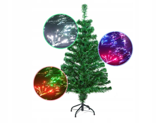 LED vláknitý vianočný stromček 180 cm